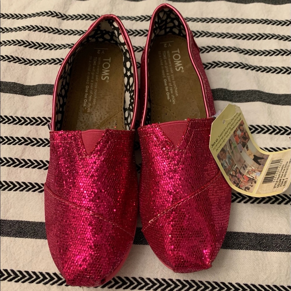 Toms Pink Iridescent Glimmer